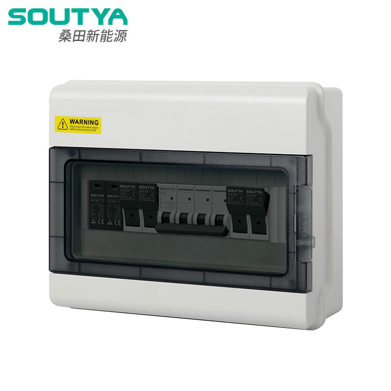 Caja combinadora de 1000 V CC 2 en 1 salida tipo MCB