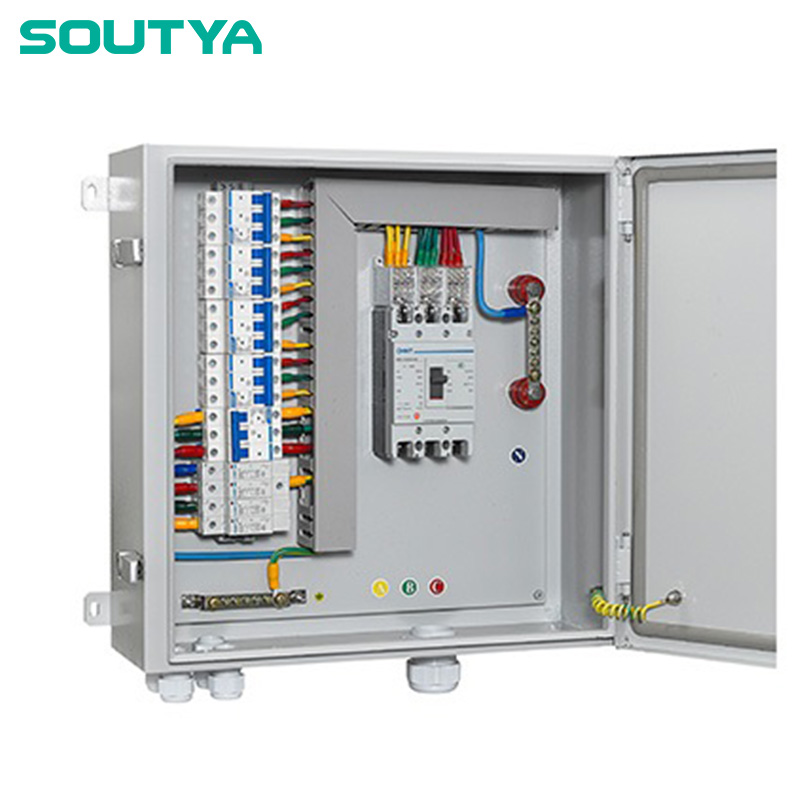Caja combinadora de CA 4 en 1 salida